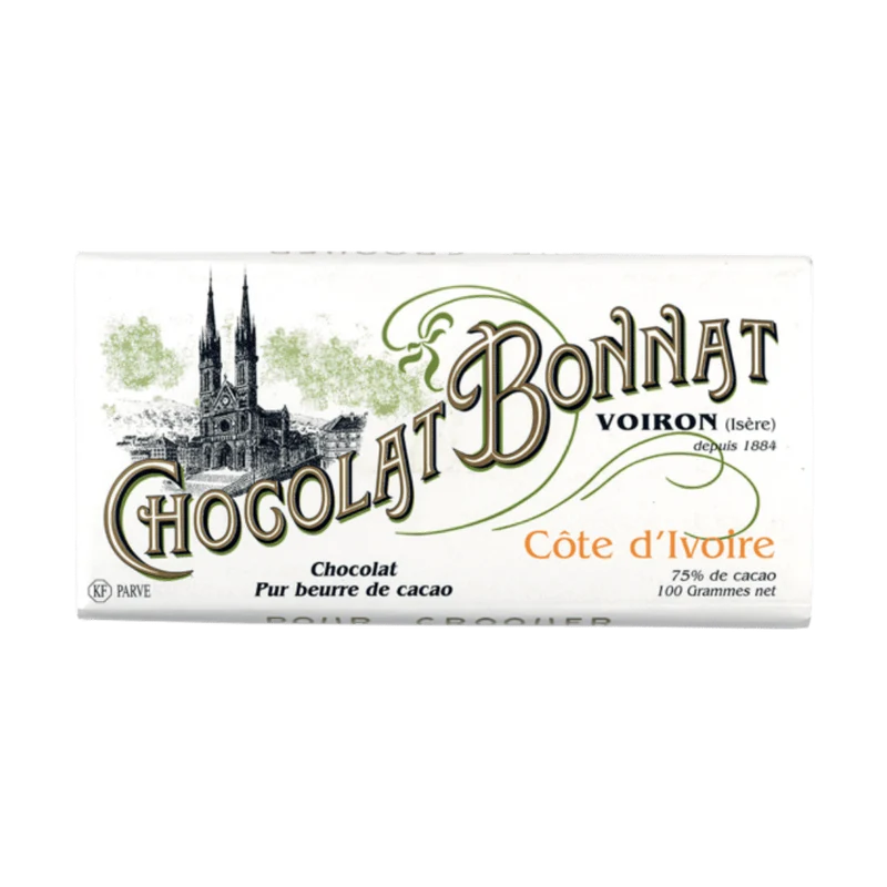 Tablette Chocolat Noir 75% Côte d’Ivoire | 100g