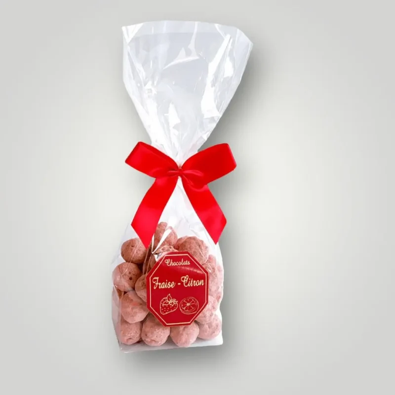 Chocolats à la fraise et une pointe de citron - 150g