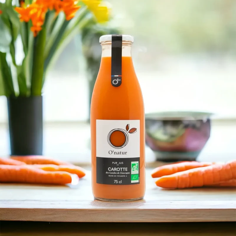 Pur Jus De Carotte Bio Des Landes de Gascogne 75 cL