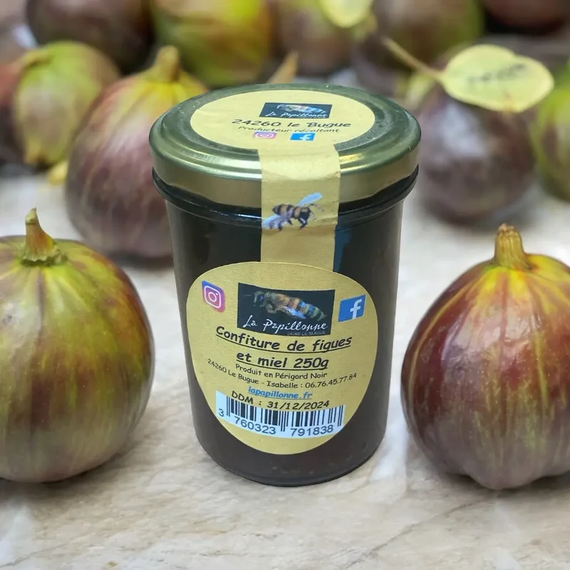 Confiture de figues au miel - 250g