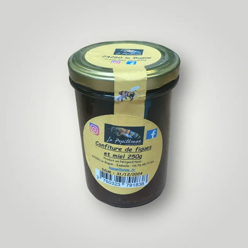 Confiture de figues au miel - 250g
