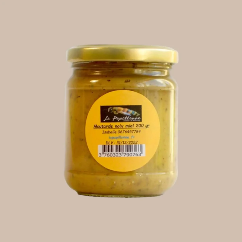 Moutarde aux noix et au miel - 100g