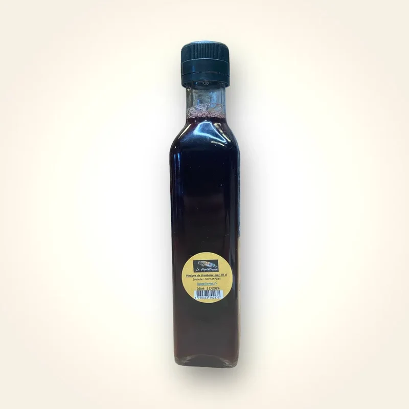 Vinaigre de framboises et miel - 25 cL