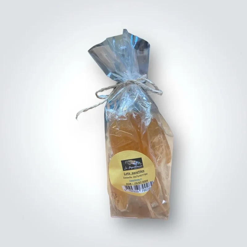 Lot de 10 sucettes au miel