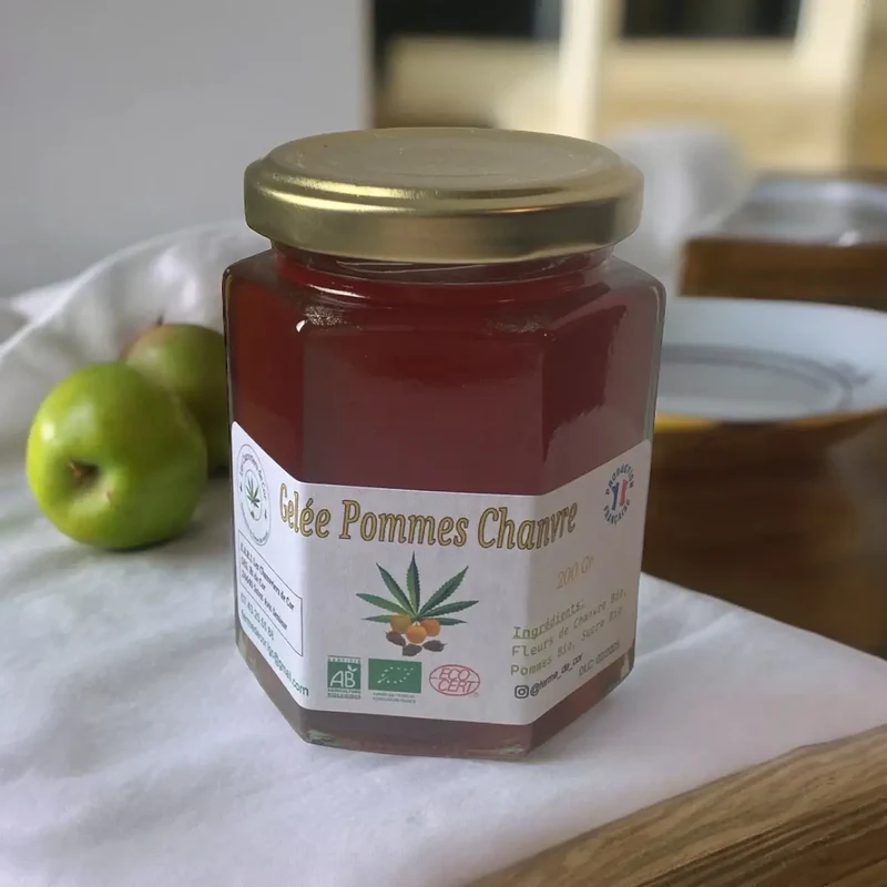 Gelée de pomme - chanvre 200g