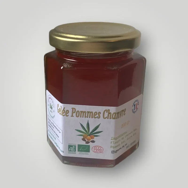 Gelée de pomme - chanvre 200g