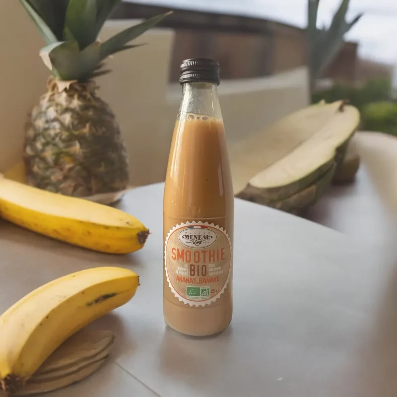 Smoothie bio - Ananas Banane - 25 cL