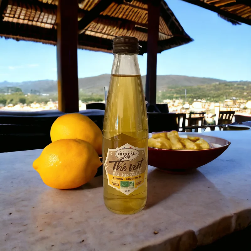 The vert BIO au citron et au gingembre 25cl