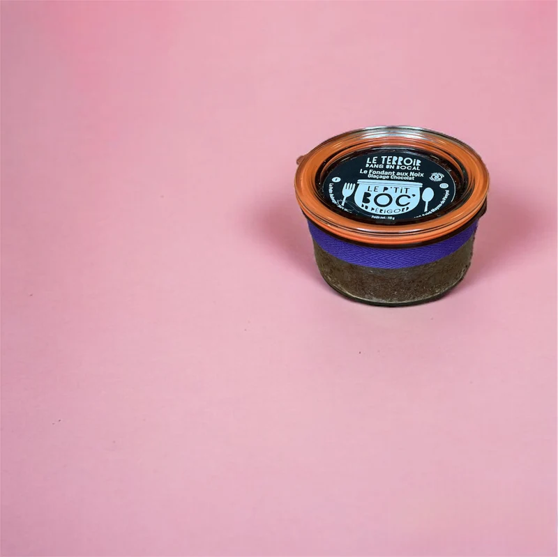 Le fondant aux noix - Glaçage chocolat