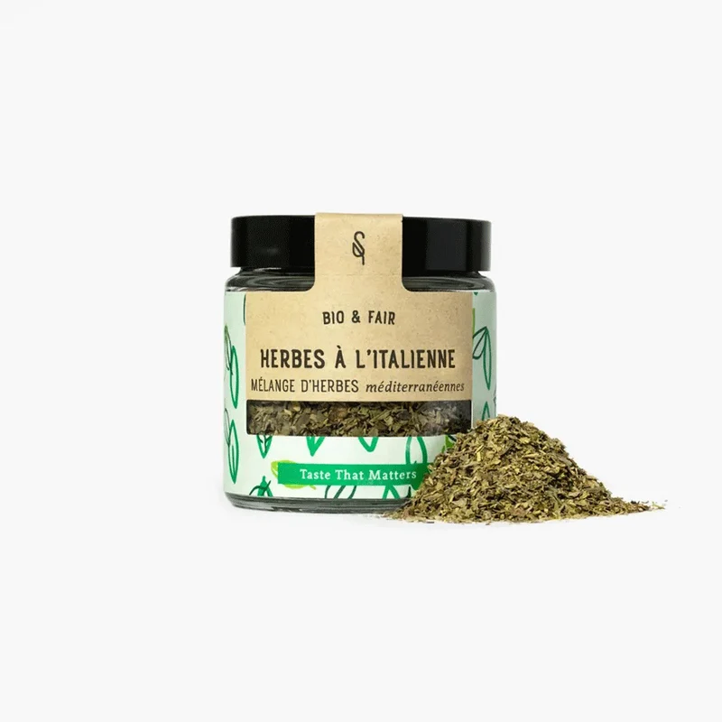 Herbes à l'Italienne | Mélange d'Herbes Méditerranéennes Bio | 25g