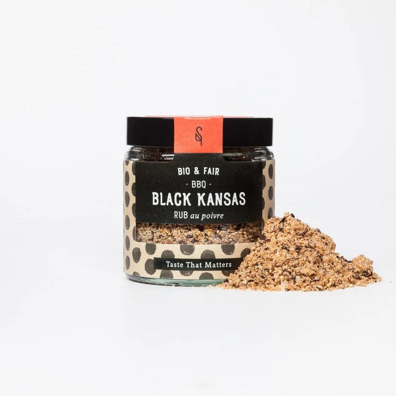 Black Kansas | Rub au Poivre Bio | 75g