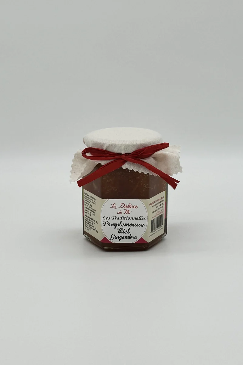 CONFITURE PAMPLEMOUSSE MIEL GINGEMBRE 280G