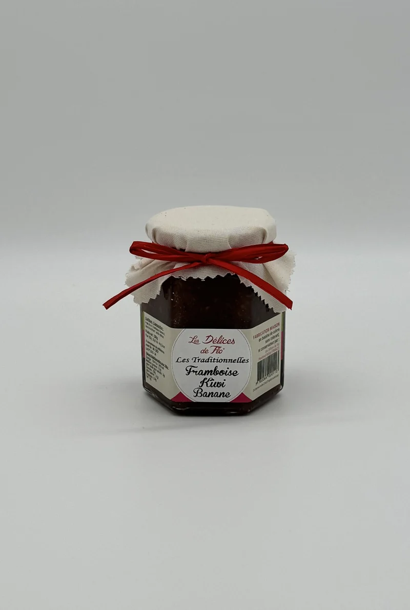 CONFITURE FRAMBOISE KIWI BANANE 280G