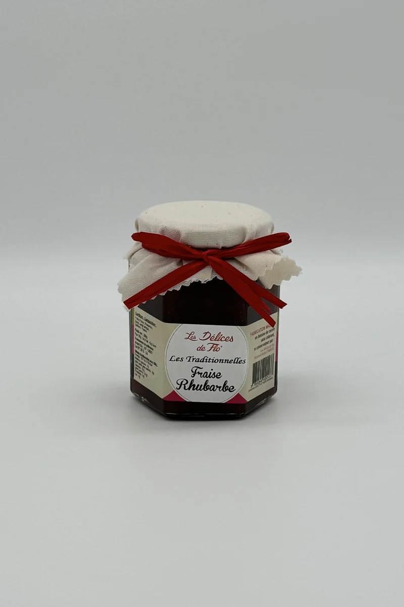 CONFITURE FRAISE RHUBARBE 280G