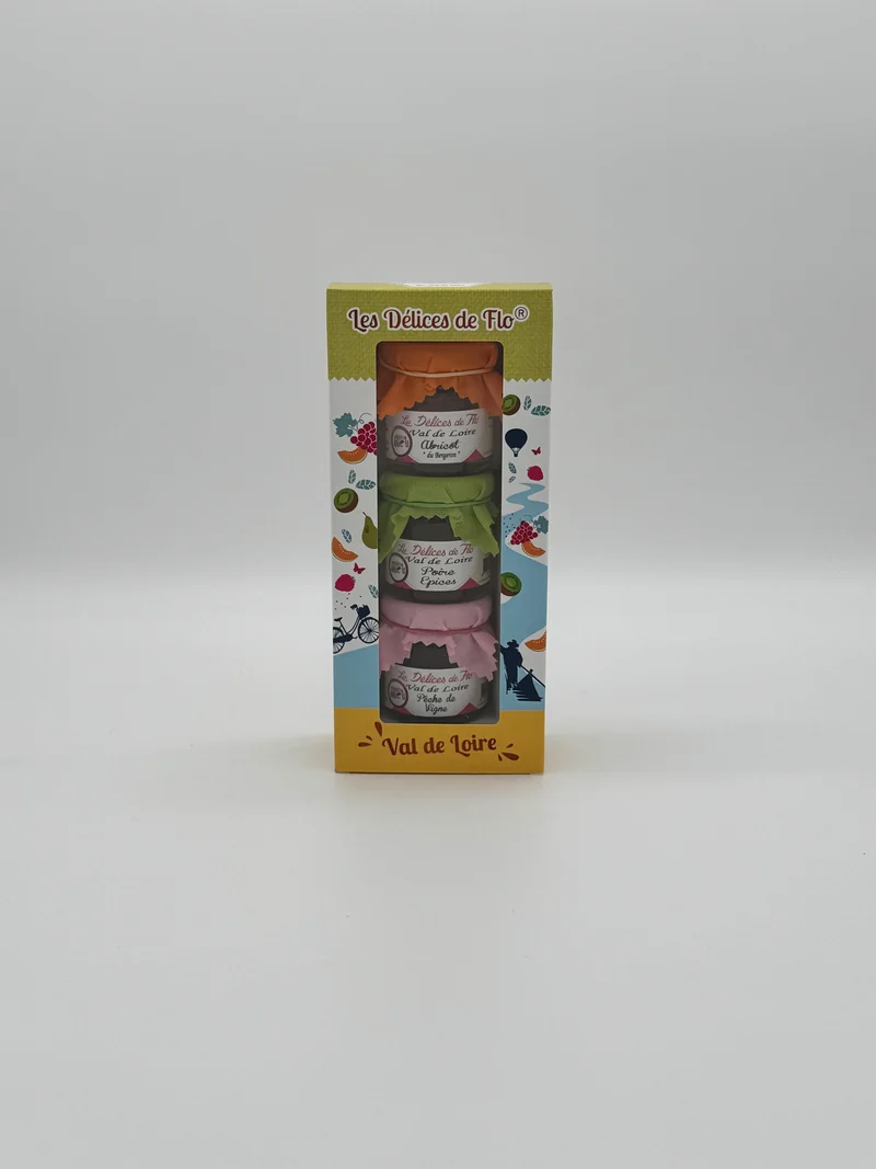 COFFRET LOT 3 X 50G CONFITURE VAL DE LOIRE