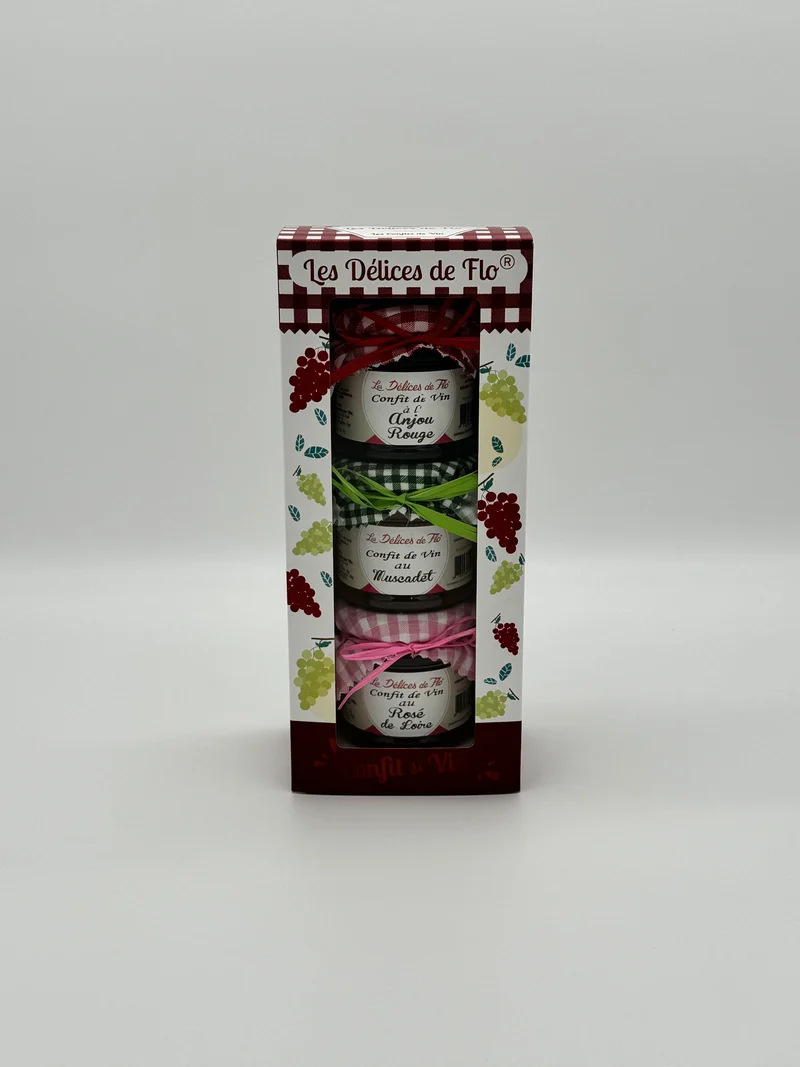 COFFRET LOT 3 X 130G CONFIT DE VIN