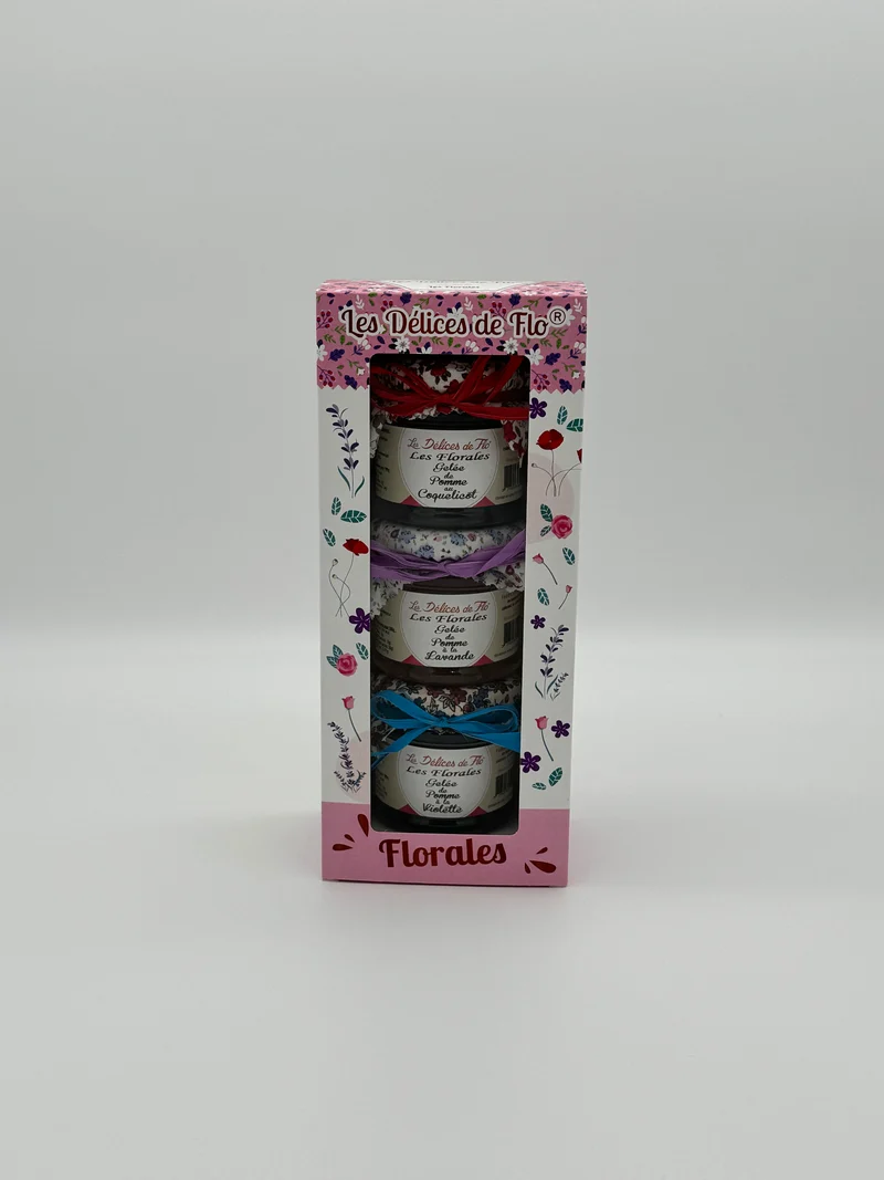 COFFRET LOT 3 X 130G LES FLORALES