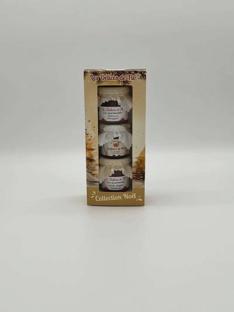 COFFRET LOT 3 X 50G CONFITURE TRADITIONNELLE