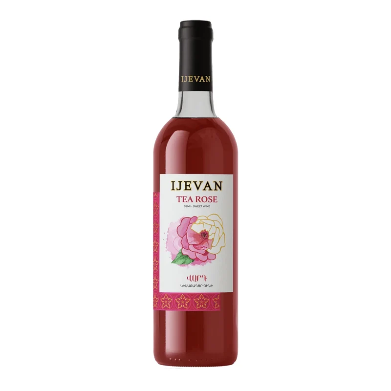 Vin Rosé aux Pétales de Rose Semi-Doux 750 ml