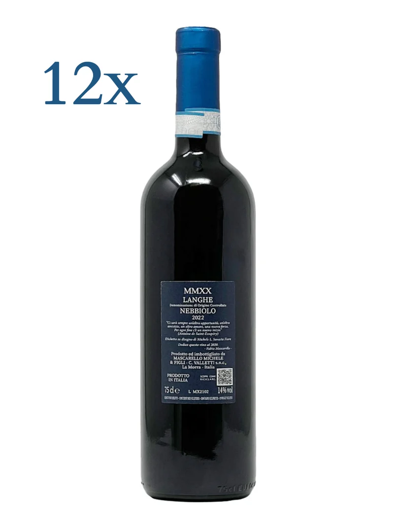 12X MMXX Langhe Nebbiolo 2022