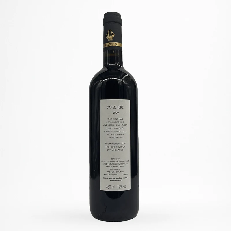 Château Carsin - Amphore Carménère - 2024 - Vin de Bordeaux