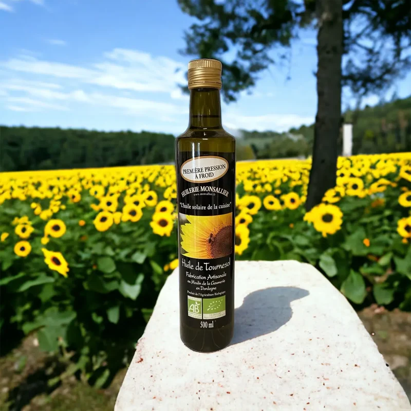 Huile de tournesol Bio - pression à froid 500mL