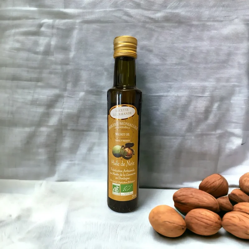 Huile de noix Bio - pression à chaud (traditionnelle) - 250mL