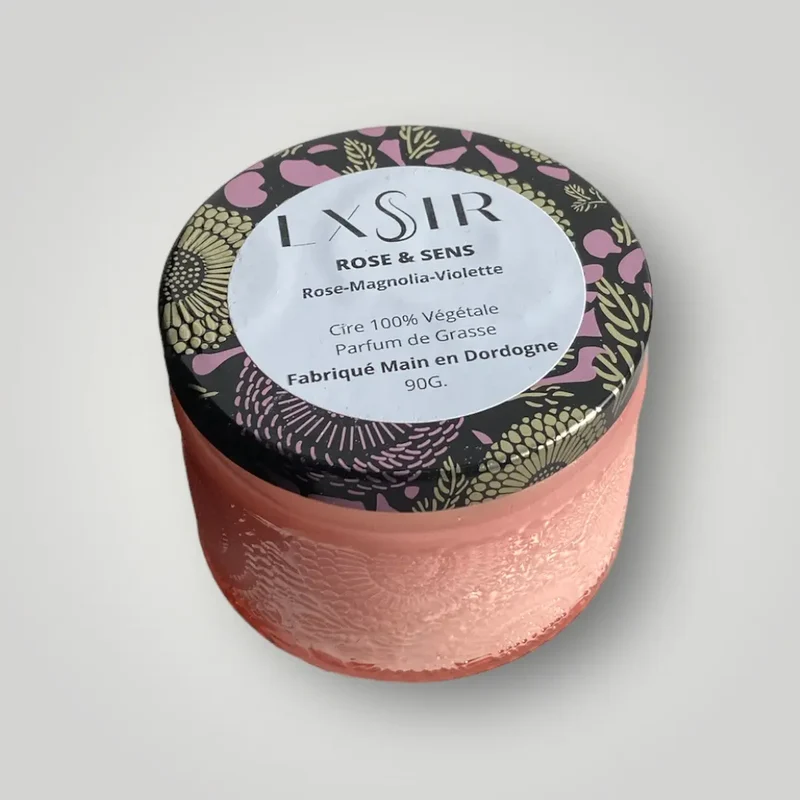 Sélection de Bougies artisanale - cire végétale - 90g