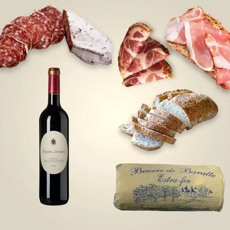 Buffet de Charcuterie avec boisson - 2 personnes