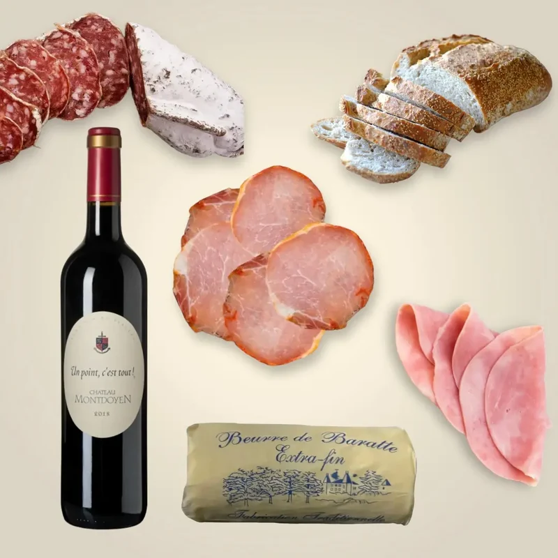 Buffet de Charcuterie avec boisson - 2 personnes