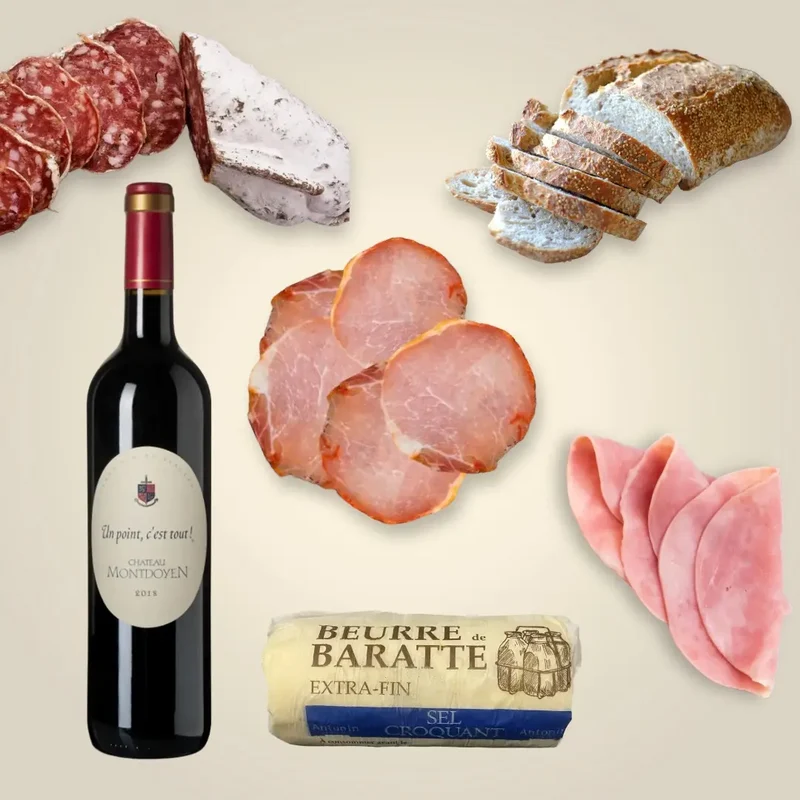 Buffet de Charcuterie avec boisson - 2 personnes