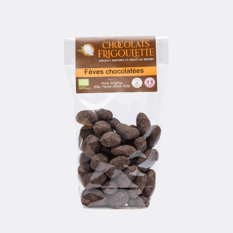 Fèves de Cacao Chocolatées Bio | 150g