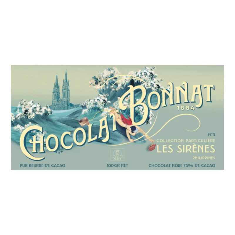 Tablette Chocolat Noir 75% Les Sirènes | 100g
