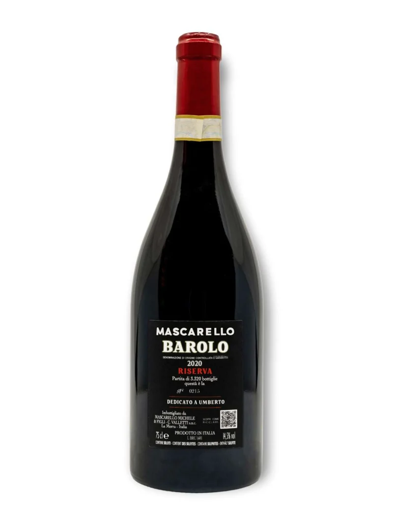 Barolo RISERVA Umberto D.O.C.G. 2020