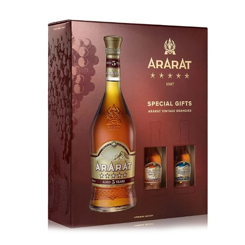 Ararat - Brandy 5 Ans + 2 Vintage Brandies