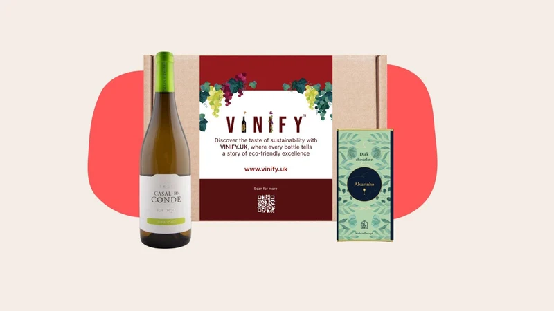Casal do Conde Alvarinho Wine with artisan Alvarinho-Infused Chocolate – Elegant Gift Box