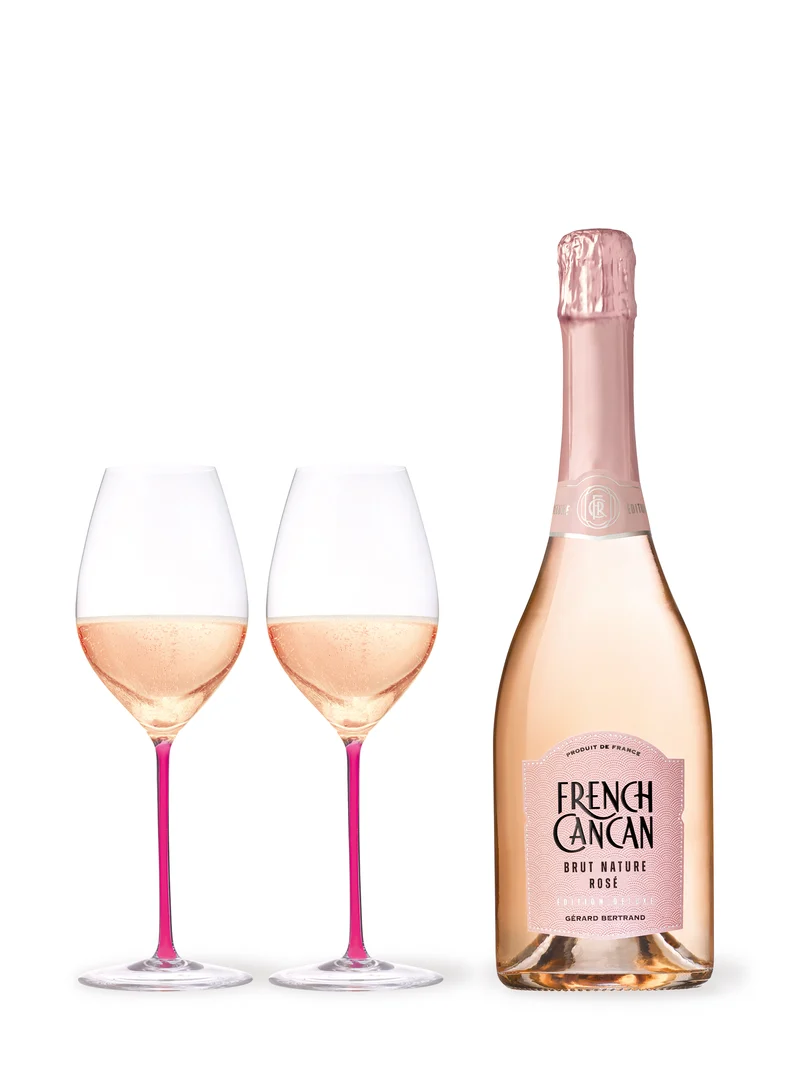 French Cancan Brut Rosé Bio Vin de France – Non millésimé – Lot 3 Bouteilles 75cl vin rosé