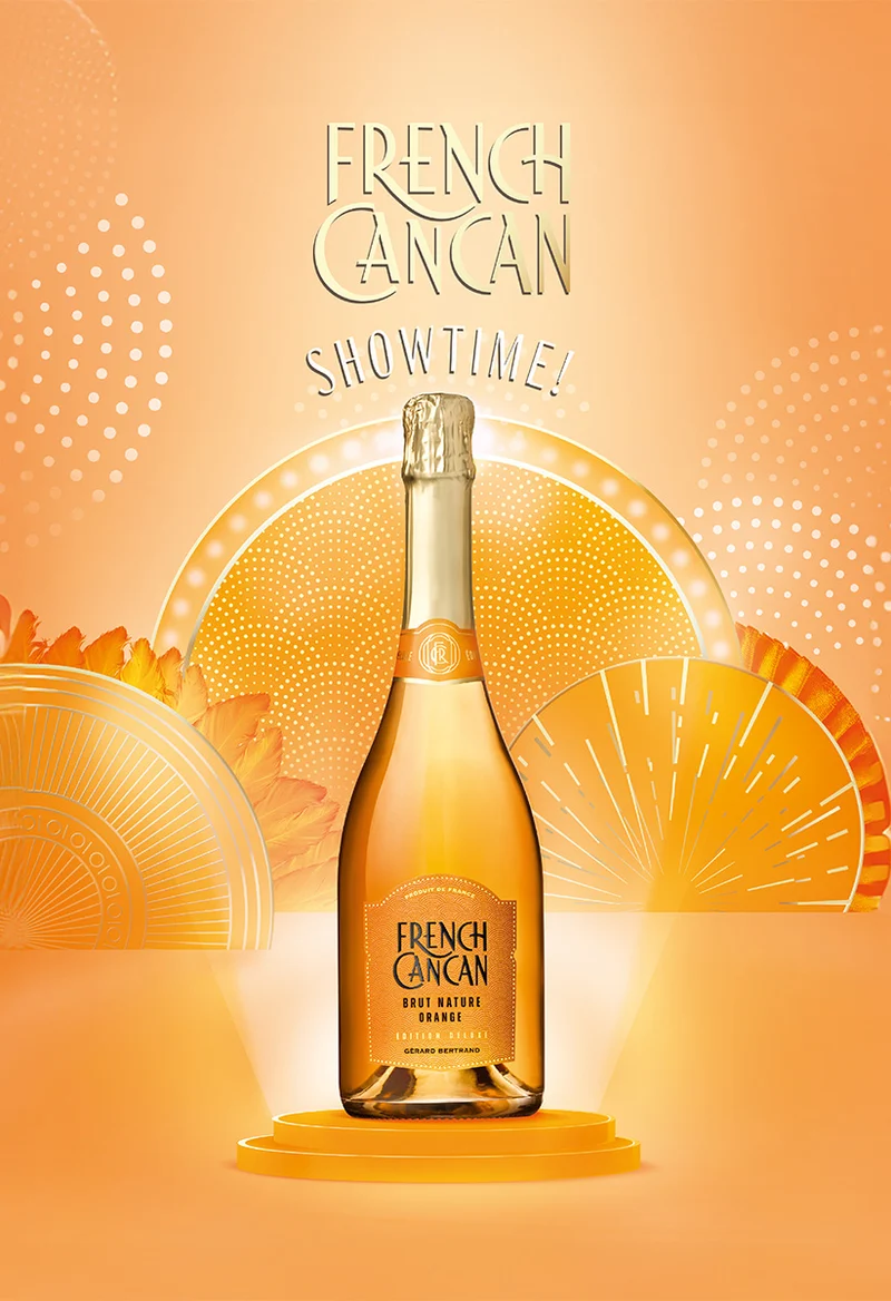 French Cancan Brut Orange Bio Vin de France – Non millésimé – Lot 3 bouteilles 75cl vin orange