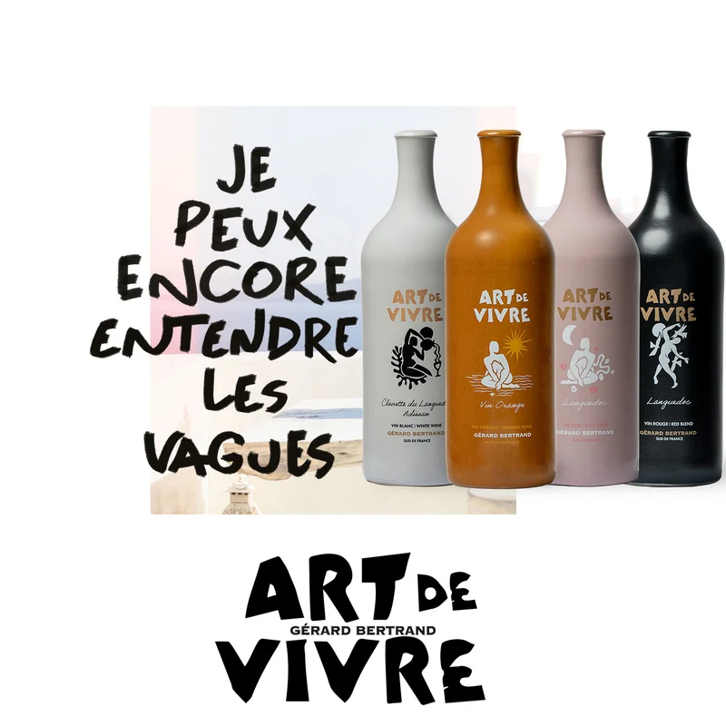 Art de Vivre AOP Clairette du Languedoc Adissan 2024 – Lot 3 bouteilles 75cl vin blanc