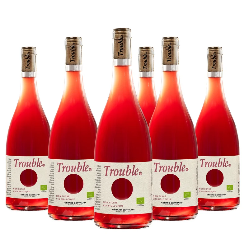 Trouble xp Non Filtré Rouge Vin de France 2024 – Lot 6 Bouteilles 75cl
