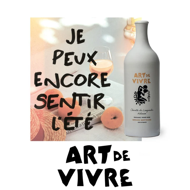 Art de Vivre AOP Clairette du Languedoc Adissan 2024 – Lot 3 bouteilles 75cl vin blanc