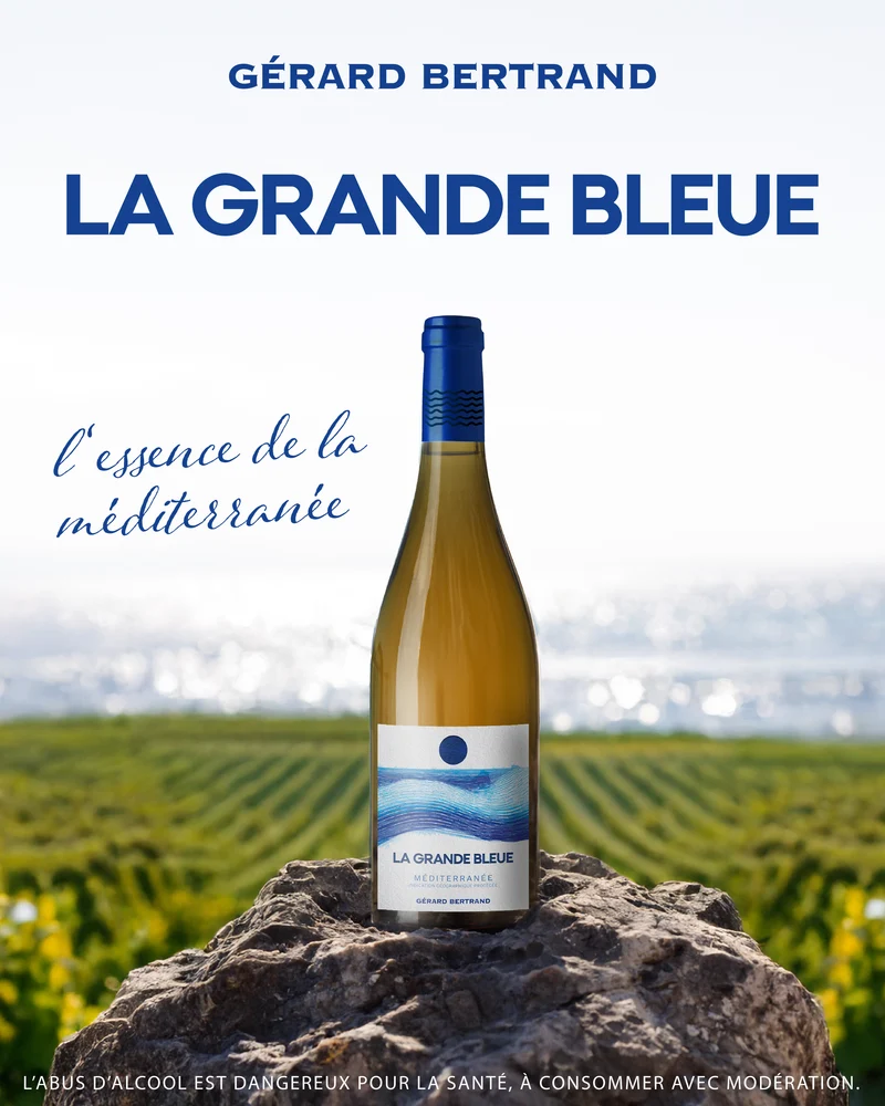 La Grande Bleue 2025 vin blanc bio Offre Spéciale 12 Bouteilles 75cl et Magnum Offert