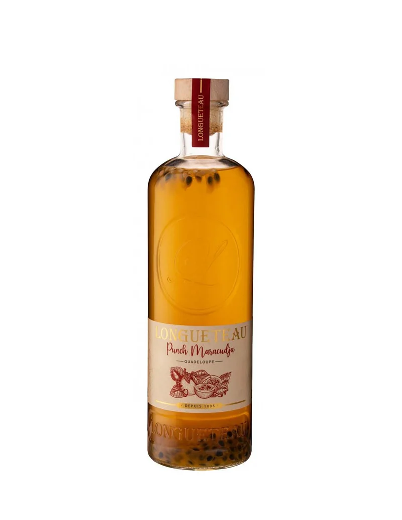 Punch Maracudja - Distillerie Longueteau ( Guadeloupe) - 1 L