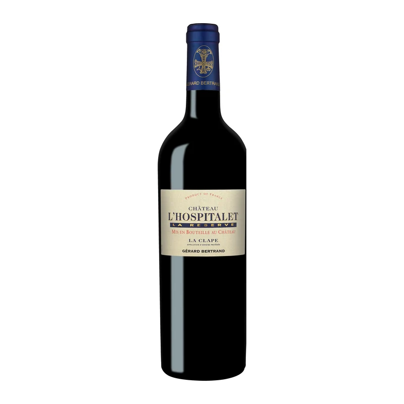 Château l'Hospitalet La Réserve Rouge AOP La Clape 2023 – Lot 3 Bouteilles 75cl vin rouge