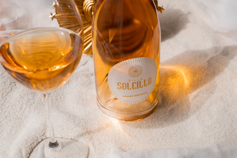 Villa Soleilla Coffret 2022 75cl coffret bois unitaire vin orange biodynamique