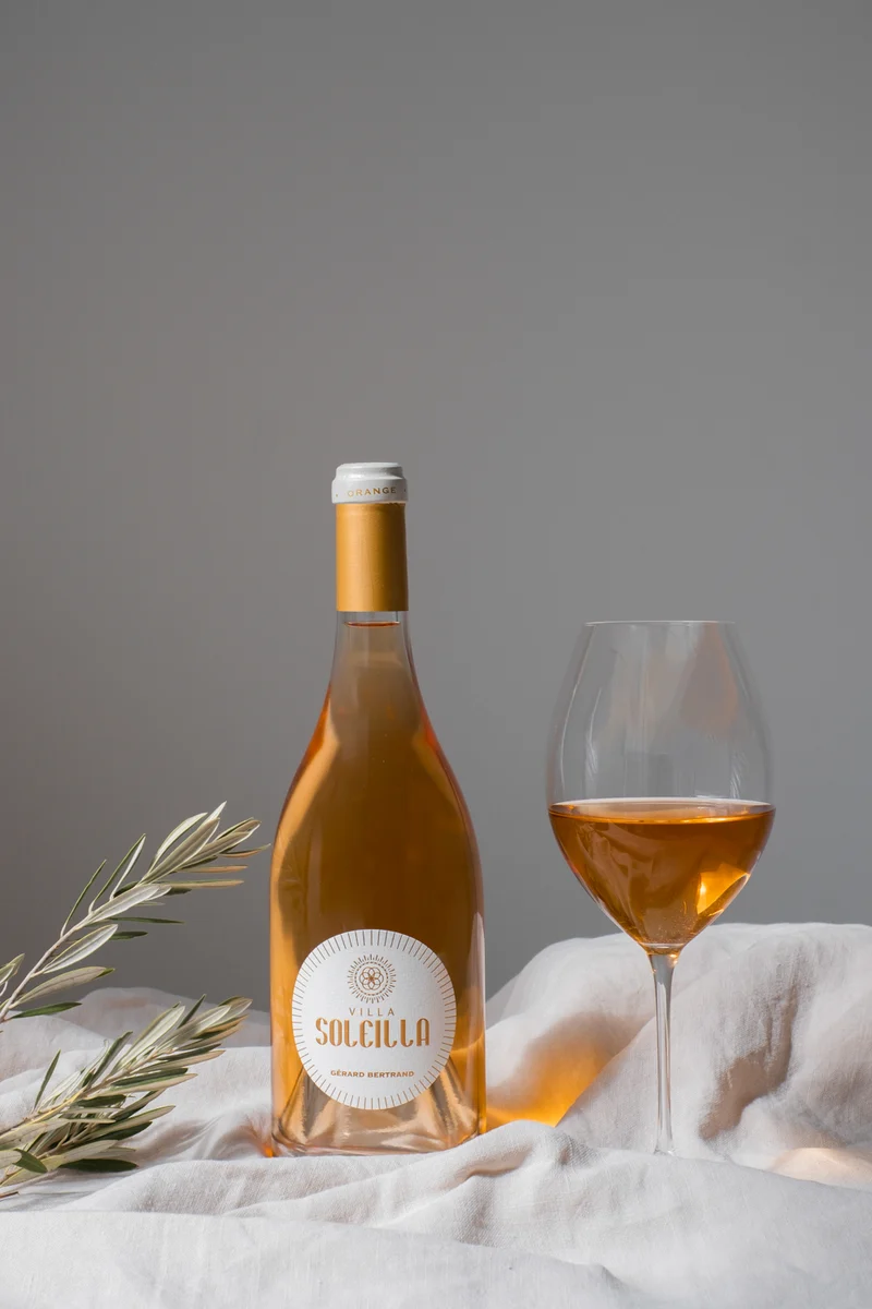 Villa Soleilla Coffret 2022 75cl coffret bois unitaire vin orange biodynamique