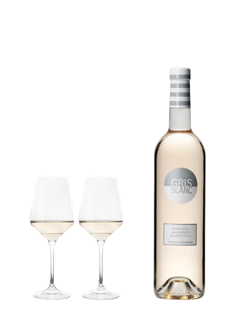 Gris Blanc IGP Pays d'Oc 2025 – à bouchon Lot 12 Bouteilles 75cl vin rosé