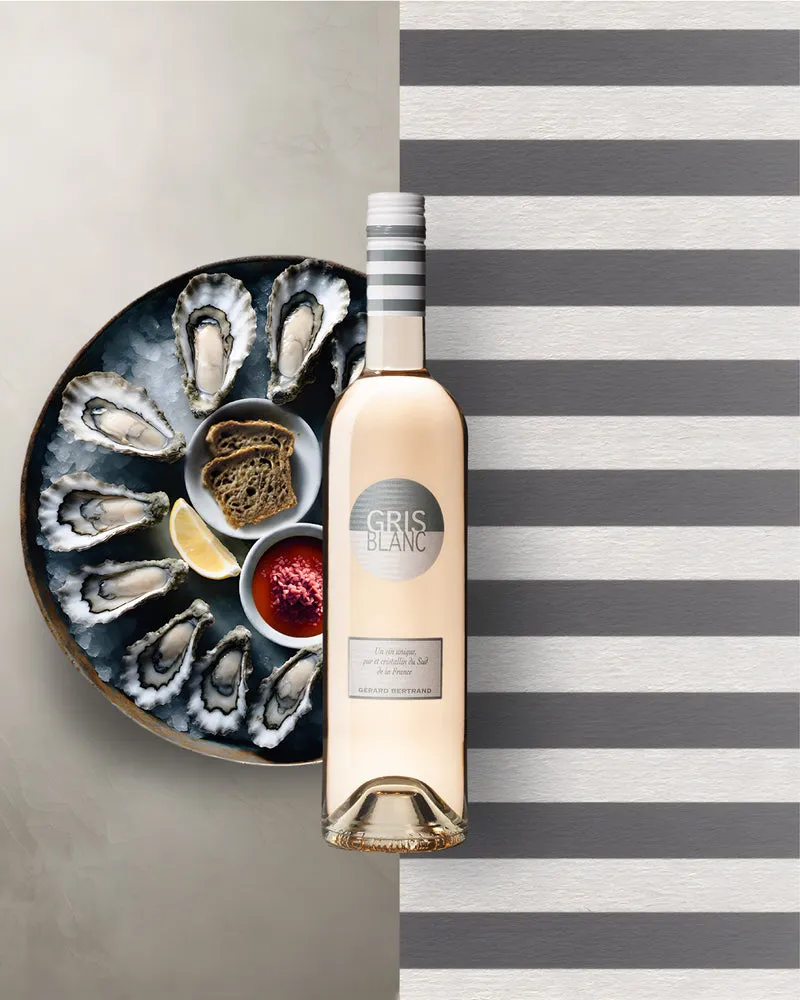 Gris Blanc IGP Pays d'Oc 2025 – à bouchon Lot 12 Bouteilles 75cl vin rosé