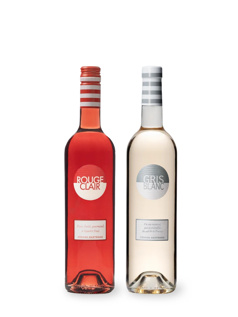 Gris Blanc IGP Pays d'Oc 2025 – à bouchon Lot 12 Bouteilles 75cl vin rosé