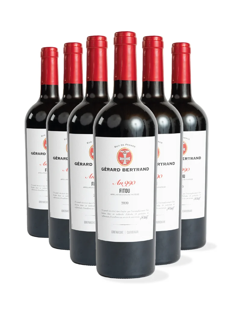Héritage "An 990" rouge AOP Fitou 2023 – Lot 6 Bouteilles 75cl vin rouge